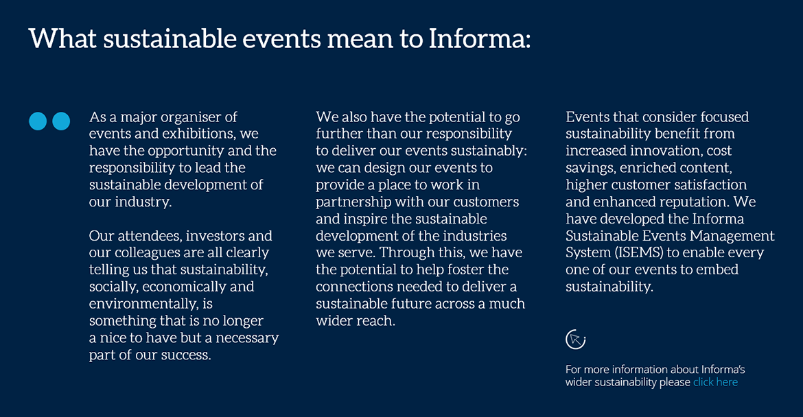 Informa Sustainability