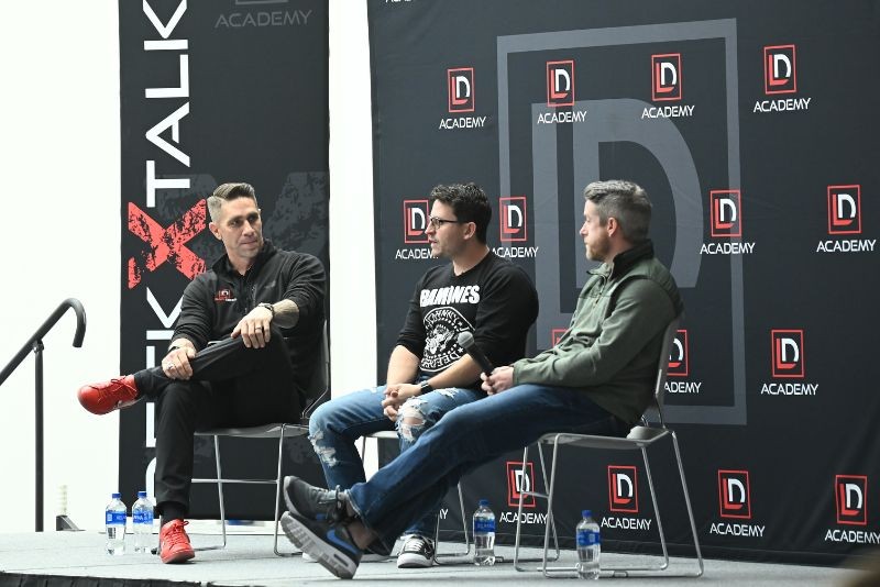 The Deck X Talks panel at Deck Expo