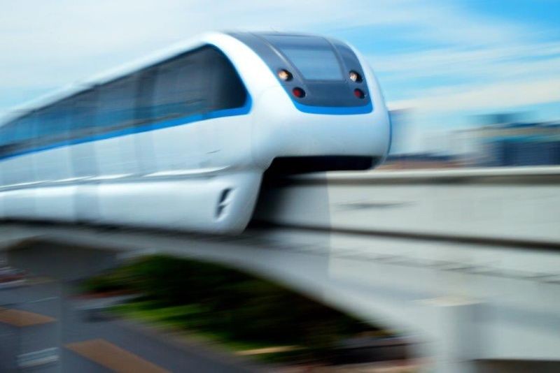 An image of the Las Vegas Monorail