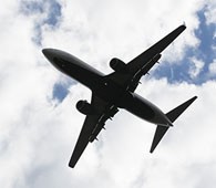 An airplane