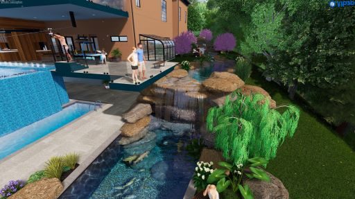 Entry photo from Ned Druart of Austin Pool Designs
