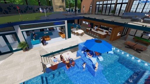Entry photo from Ned Druart of Austin Pool Designs