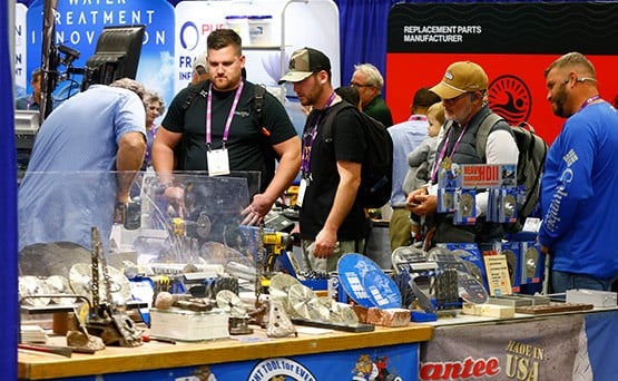 Buyers at Tool Booth