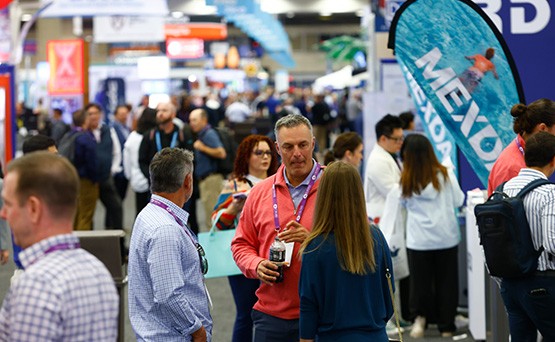 Crowded Expo Hall