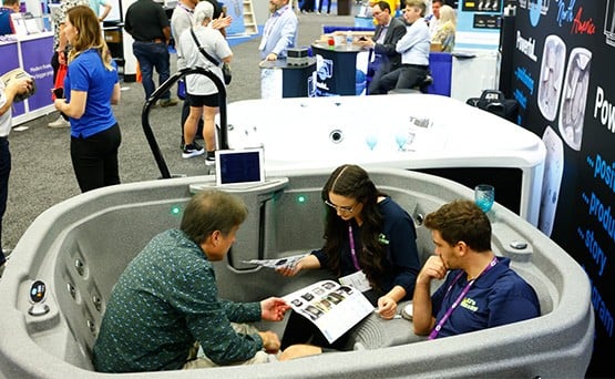 Buyers Sitting in Empty Spa