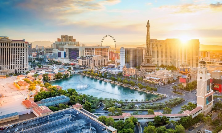 A beautiful shot of the Las Vegas Skyline